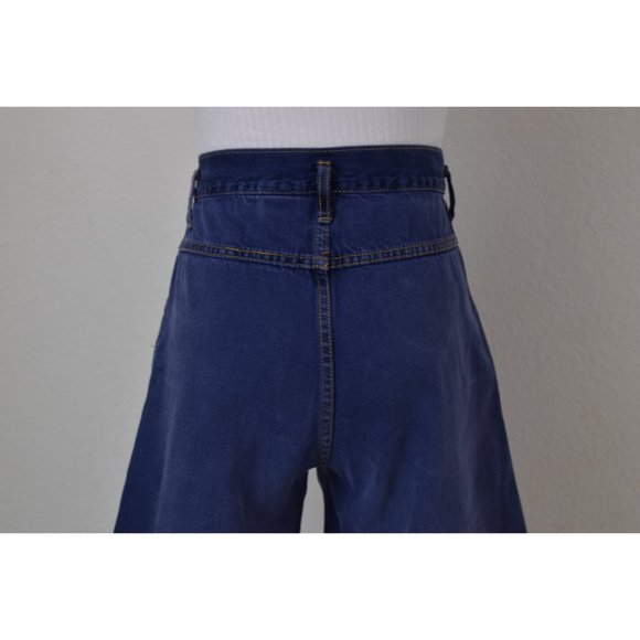 Vintage 90s High Waist Blue Denim Shorts‎ by Jerry Leigh | 30 waist - Picture 4 of 10